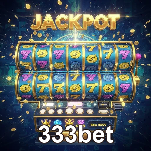 Imagem de máquinas de caça-níqueis em um cassino virtual da 333bet, destaque para jogos de slots.